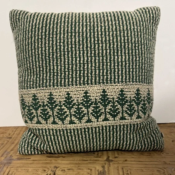 Hearth & Hand Green and Cream Accent Pillow - Picture 2 of 6